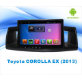 Автомобильный DVD-плеер с системой Android GPS для Toyota Corolla Ex 9-дюймовый сенсорный экран с MP3 / MP4 / TV